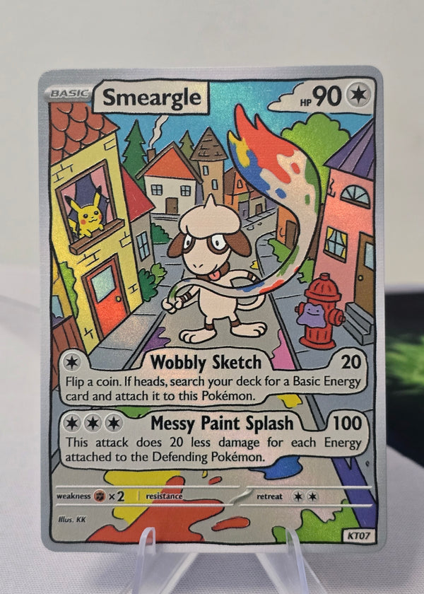 Smeargle fan art card — paint town (non-TCG) - SEIM COLLECTS