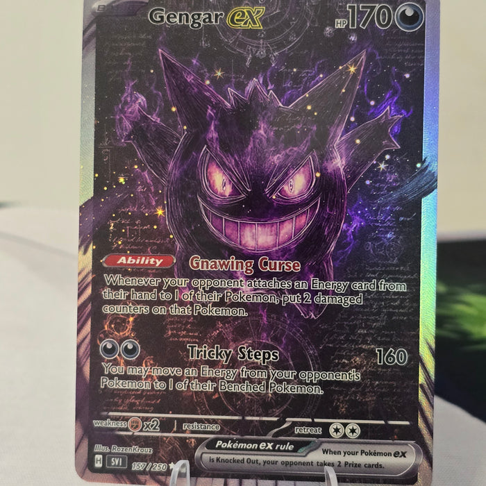 Gengar ex fan art card — gnawing curse (non-TCG) - SEIM COLLECTS