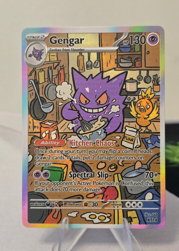 Gengar fan art card — kitchen mischief (non-TCG) - SEIM COLLECTS