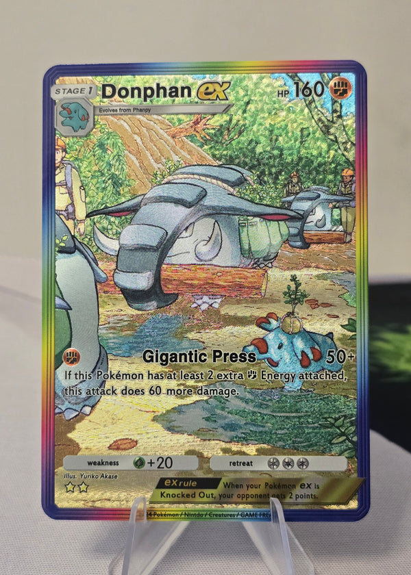 Donphan fan art card — desert (non-TCG) - SEIM COLLECTS