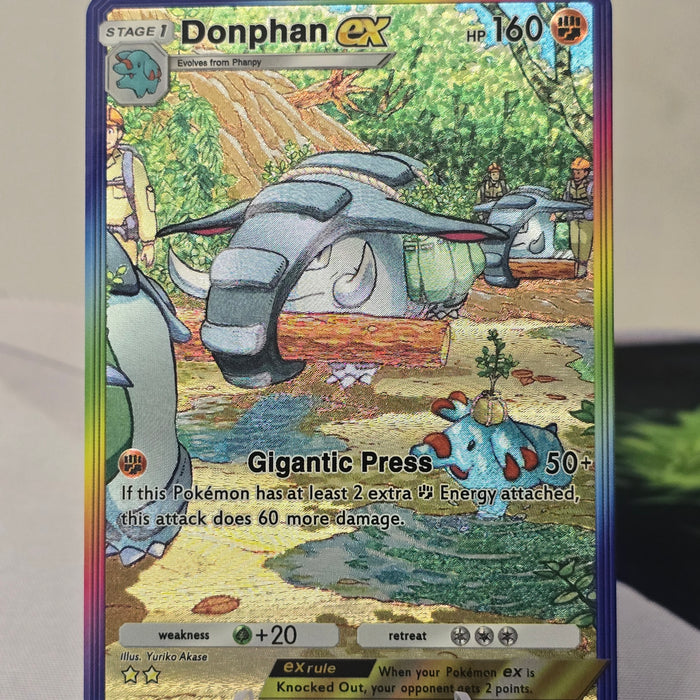 Donphan fan art card — desert (non-TCG) - SEIM COLLECTS
