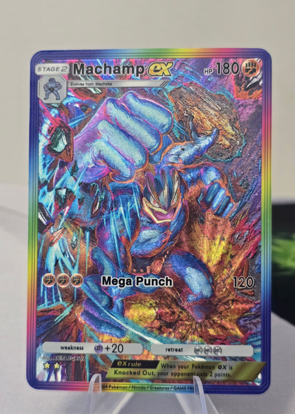 Machamp fan art card — mega punch (non-TCG) - SEIM COLLECTS