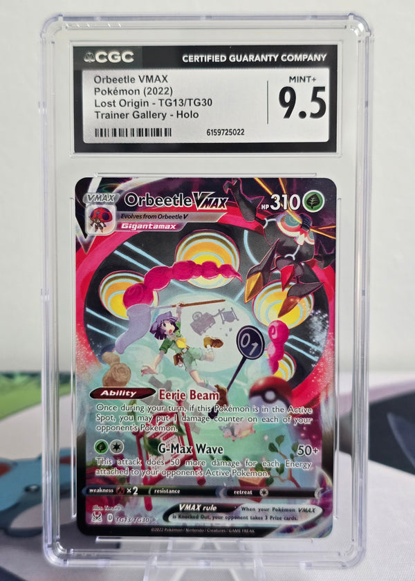 Orbeetle VMAX #TG13/TG30 — Lost Origin Trainer Gallery — CGC 9.5 Mint+