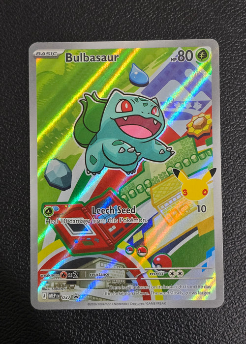 Pokémon TCG: Bulbasaur 037 — Mega Evolution Promo — 30th Anniversary First Partner Holo - SEIM COLLECTS