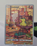 Cyndaquil fan art card — cozy room (non-TCG) - SEIM COLLECTS