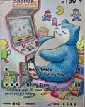 Snorlax fan art card — arcade series (non-TCG) - SEIM COLLECTS