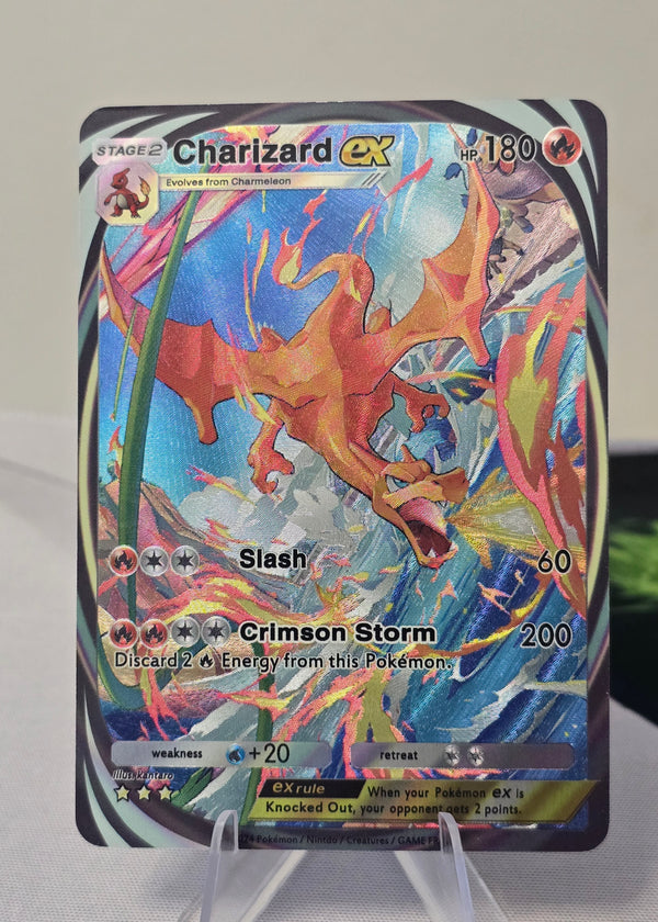 Charizard fan art card — crimson storm (non-TCG) - SEIM COLLECTS
