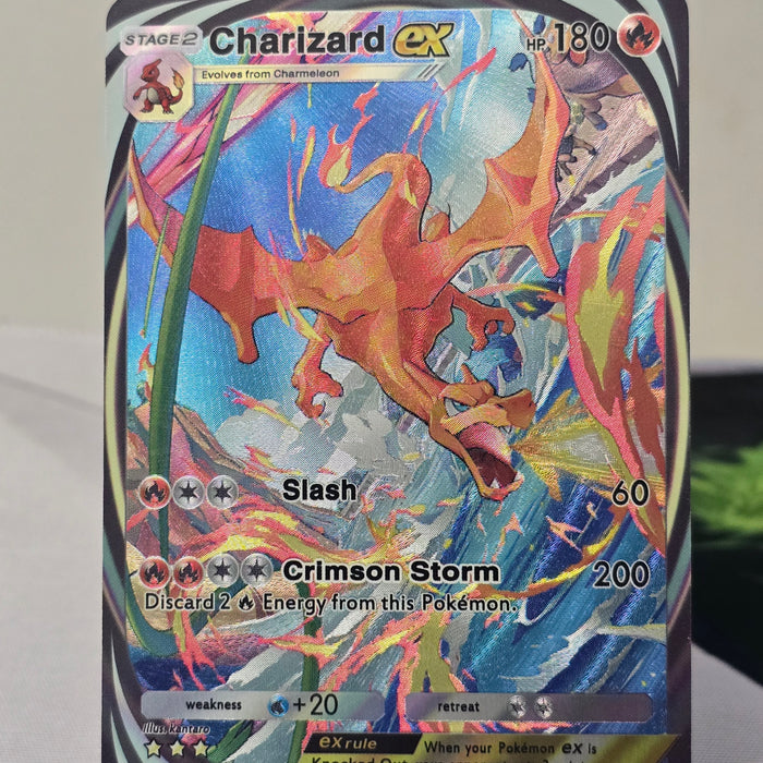 Charizard fan art card — crimson storm (non-TCG) - SEIM COLLECTS
