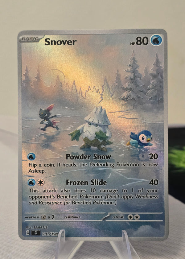 Snover fan art card — snowy forest (non-TCG) - SEIM COLLECTS