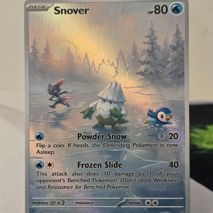 Snover fan art card — snowy forest (non-TCG) - SEIM COLLECTS