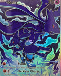 Riolu Fan Art Card — Evolution Line Holo (Unofficial, Non-TCG)
