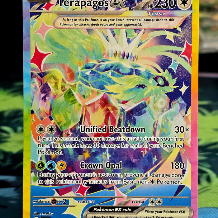 Pokémon TCG: Terapagos ex #169/131 — Prismatic Evolutions (2025) — Hyper Rare — Near Mint