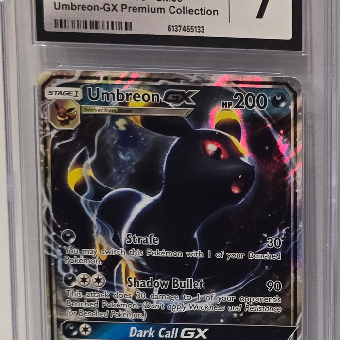 Umbreon GX #SM36 SM Black Star Promo CGC 7 Near Mint graded slab - SEIM COLLECTS