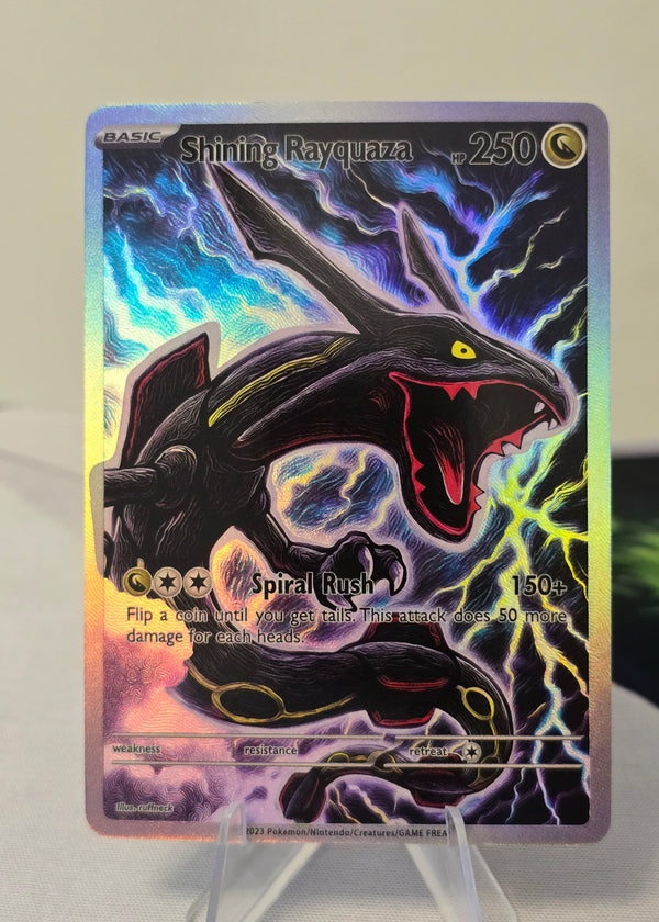 Shining Rayquaza fan art card — storm (non-TCG) - SEIM COLLECTS