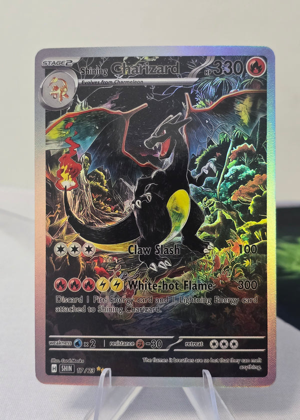 Shining Charizard fan art card — storm (non-TCG) - SEIM COLLECTS