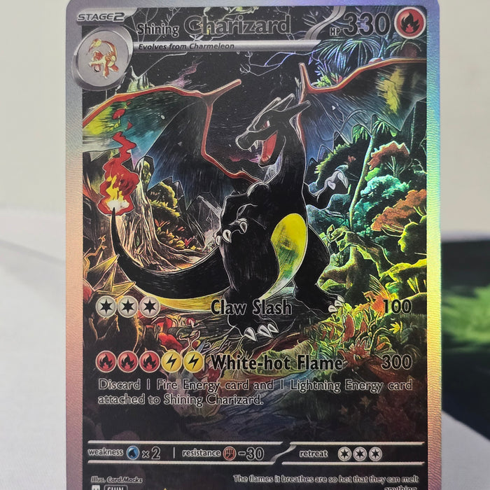 Shining Charizard fan art card — storm (non-TCG) - SEIM COLLECTS