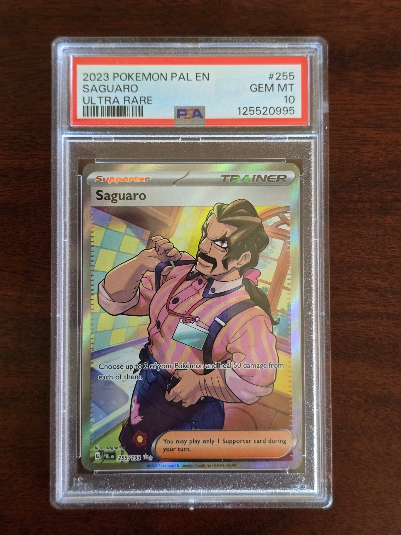 saguaro pokemon card #255/193 Paldea Evolved PSA 10 Pokémon TCG – SEIM COLLECTS Box:Damaged Box Reverse Holofoil Card Number / Rarity WotC Article] The Legendary