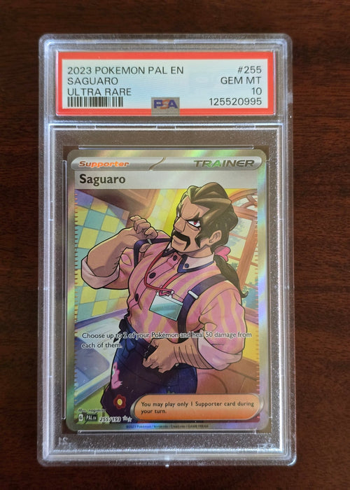 Saguaro 255/193 Ultra Rare — Paldea Evolved (2023) — PSA 10 Gem Mint - SEIM COLLECTS
