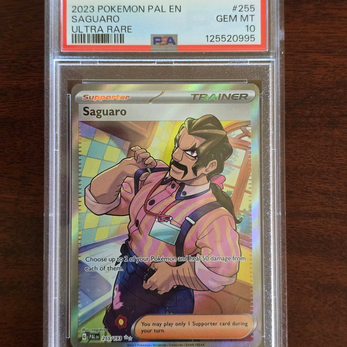 Saguaro 255/193 Ultra Rare — Paldea Evolved (2023) — PSA 10 Gem Mint - SEIM COLLECTS